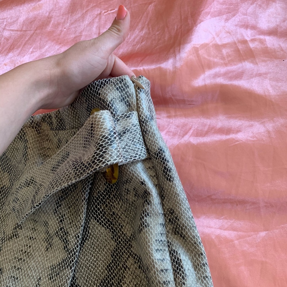 Zara faux snake skin skort - Picture 4 of 6